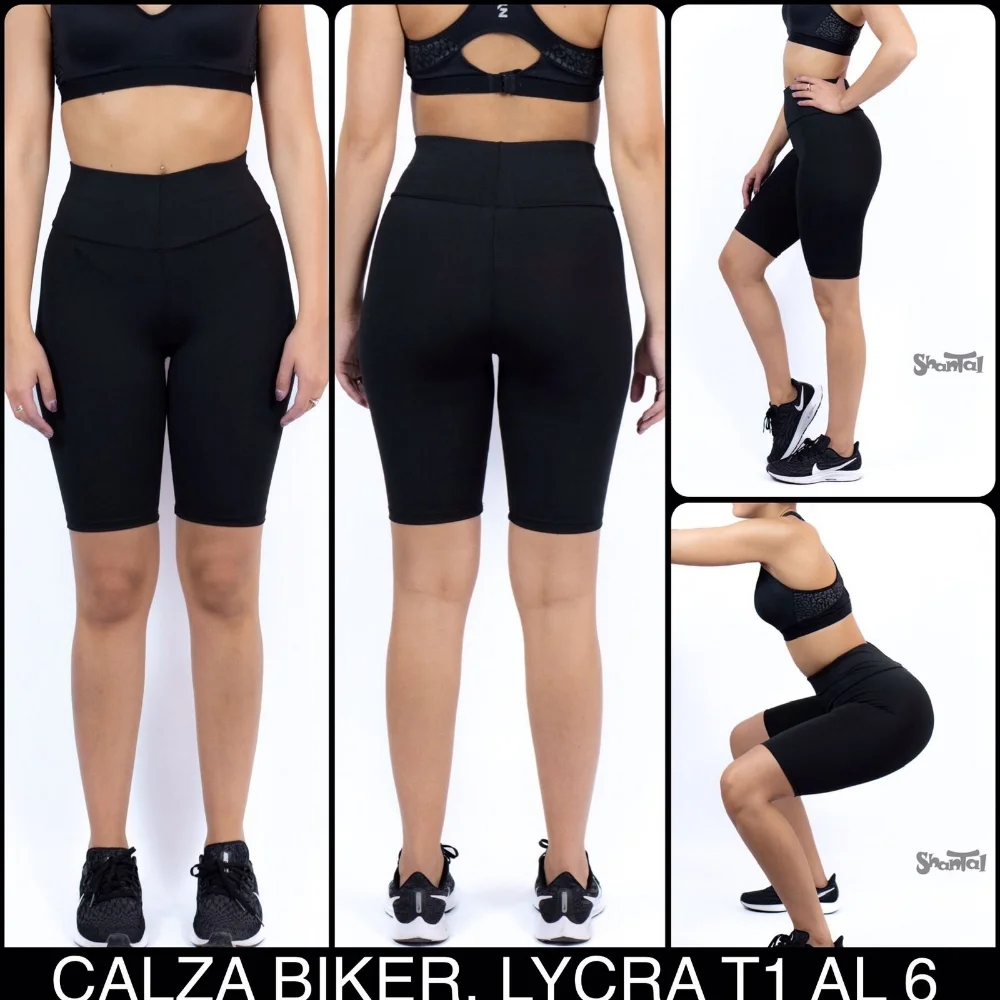 Hasta Agotar Stock!!! Calza Biker Lycra Deportivo. - Imagen 3