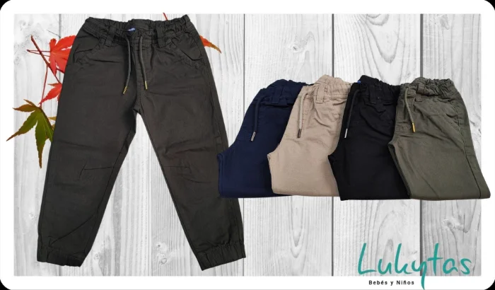 Jogger Clásico de Gabardina [bebe]
