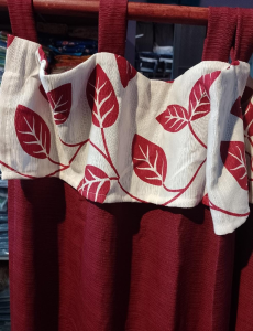 Cortinas de Ambiente Lisas con Faldón Estampados Madras - Miniatura 4