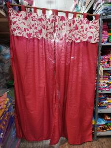 Cortinas de Ambiente Lisas con Faldón Estampados Madras - Miniatura 5