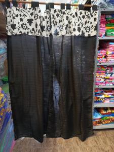 Cortinas de Ambiente Lisas con Faldón Estampados Madras - Miniatura 6