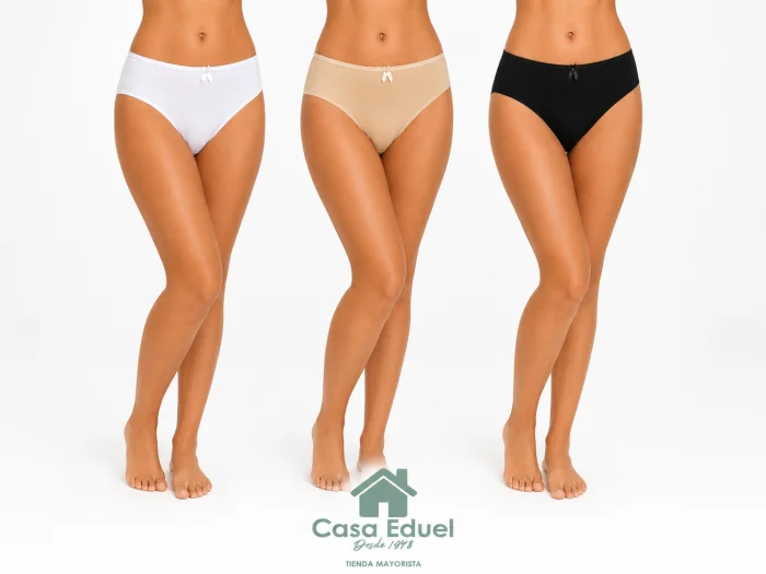 Bombacha Tiro Corto Algodón y Lycra Calidad Premium Intimare