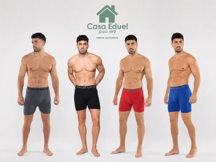 Docena Boxer Algodon Hombre Dufour 12050