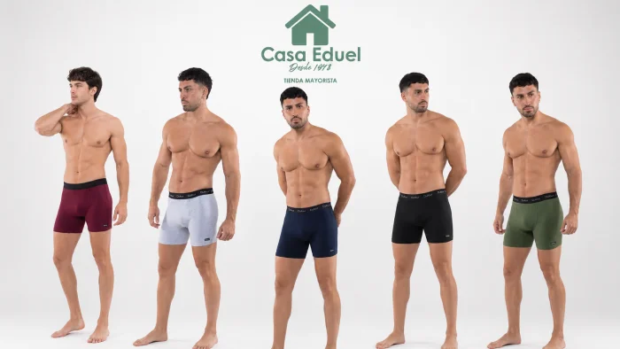 Docena Boxer Dufour 12058 Algodón y Lycra