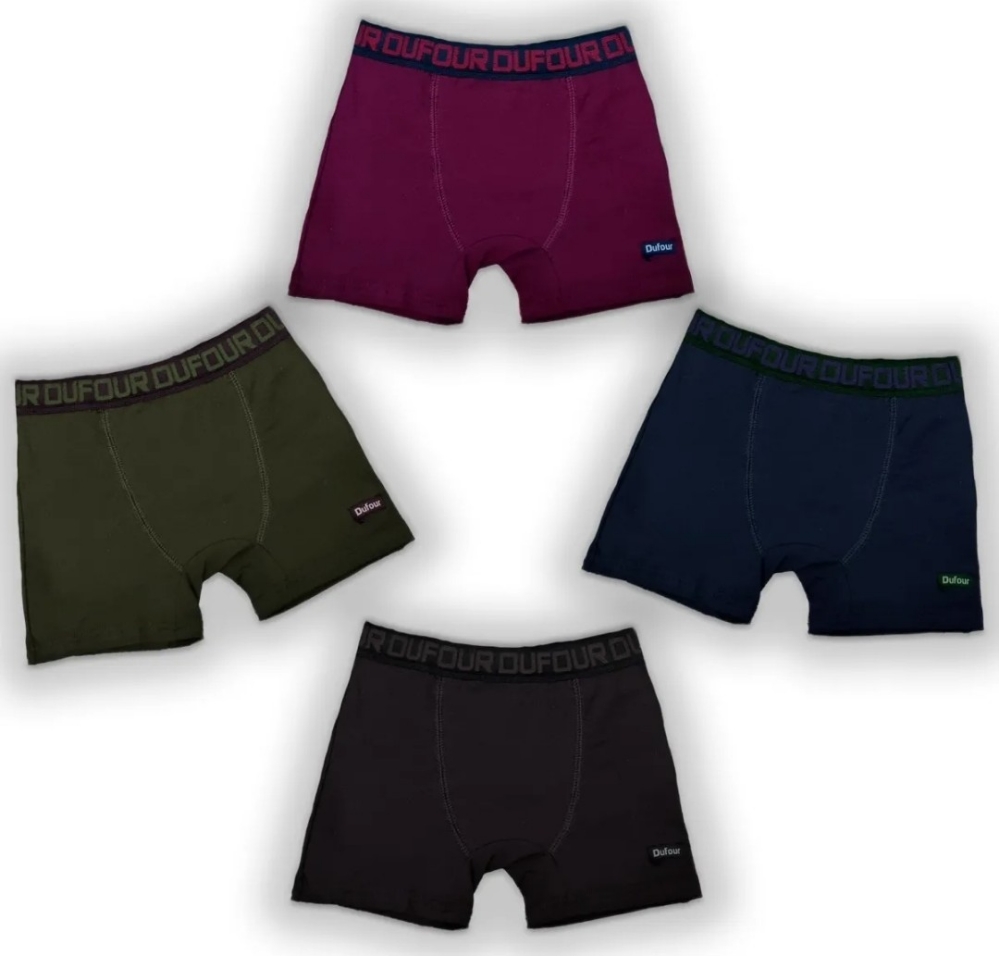 Docena Boxer Dufour 12058 Algodón y Lycra - Imagen 3