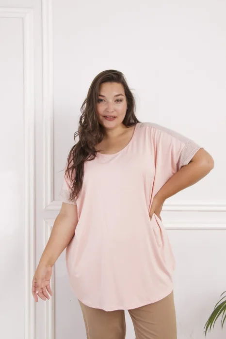 Londres - Remera Modal Viscosa con Glitter