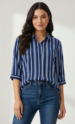 Camisas Rayadas Mga. 3/4 - Miniatura 3