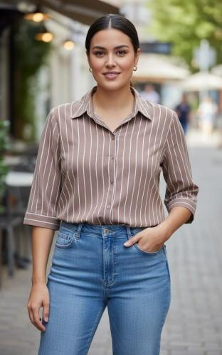 Camisas Rayadas Mga. 3/4 - Miniatura 4