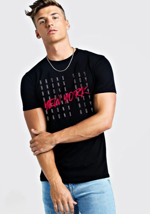 Remera de Algodon de Hombre