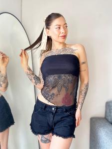 Strapless con Tul