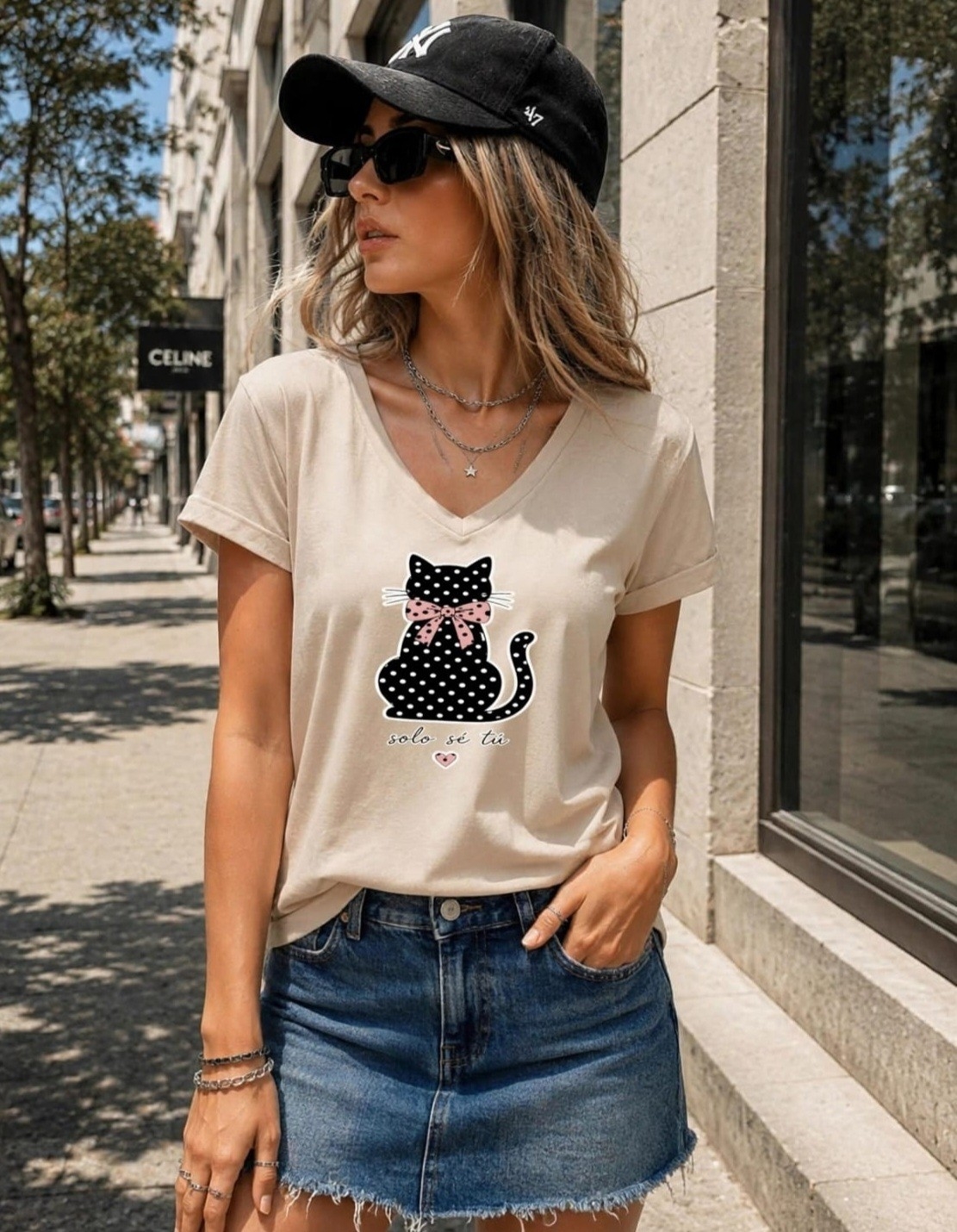 Remeras Tendencia Lunares - Imagen 2