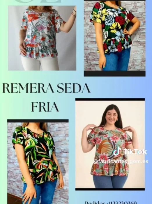 Remera Seda Fria Especiales