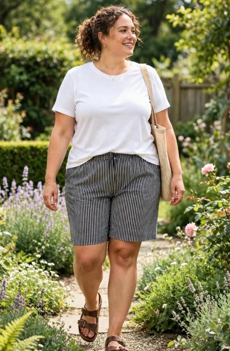 Shorts Bermuda Talles Especiales de Fibrana