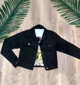 Campera de Jeans Negra - Miniatura 2