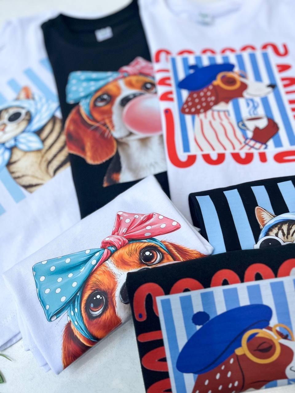 Remera Estampada Mascotas Fashionista para Niña - Imagen 2