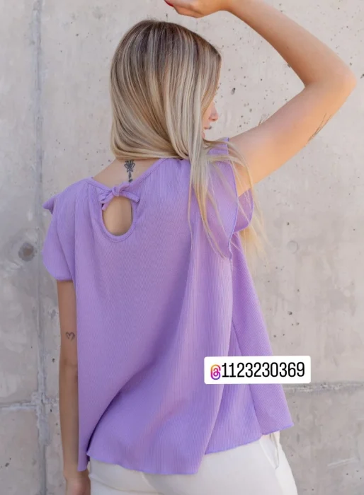 Remera de Wafle  del 3 al 8