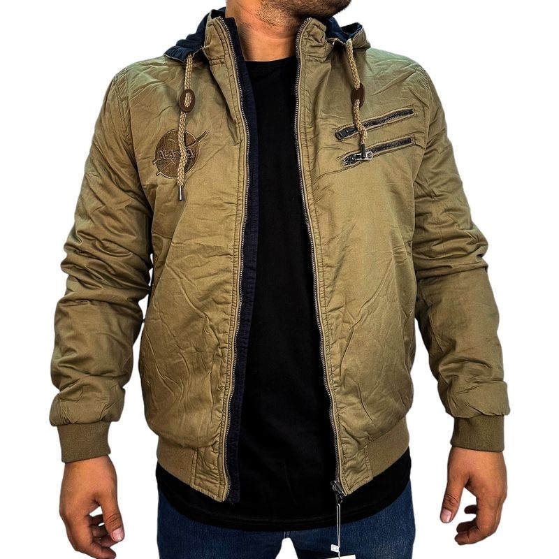 Campera Yd Importada Hombre Piel Capucha Desmontable la Tienda de Yuyu - Imagen 3