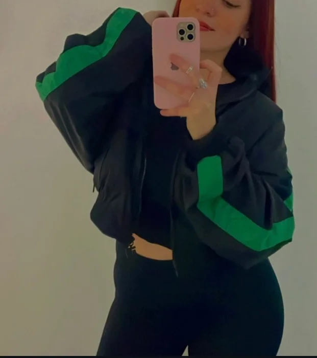 Campera Rompeviento Efecto Mojado Yd Mujer Dama Piel Abrigo Importada