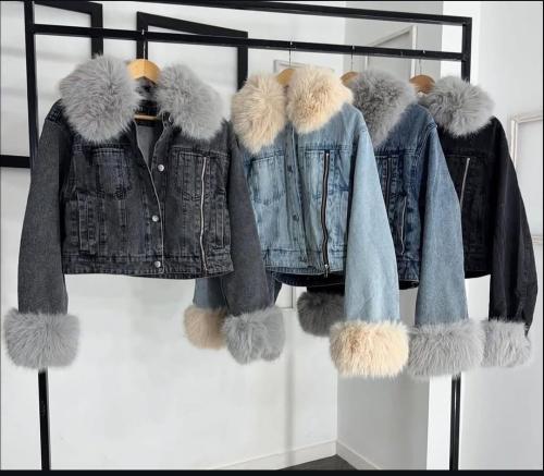 Campera Jean Piel Abrigo Tendencia Importada Mujer la Tienda de Yuyu - Miniatura 3