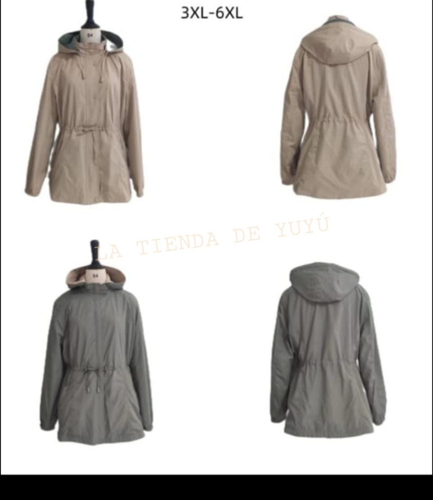 Piloto Importado Reversible Mujer Yd - Imagen 1