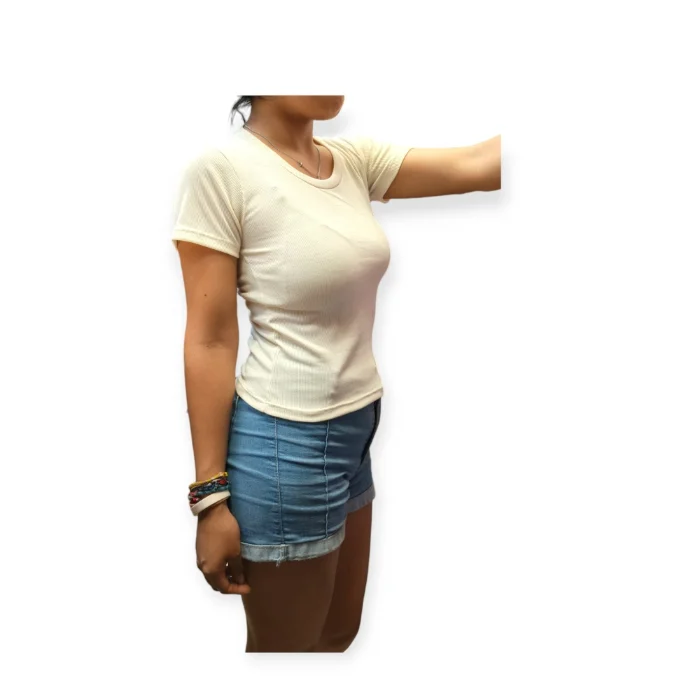 Remera Básica de Modal con  Laycra