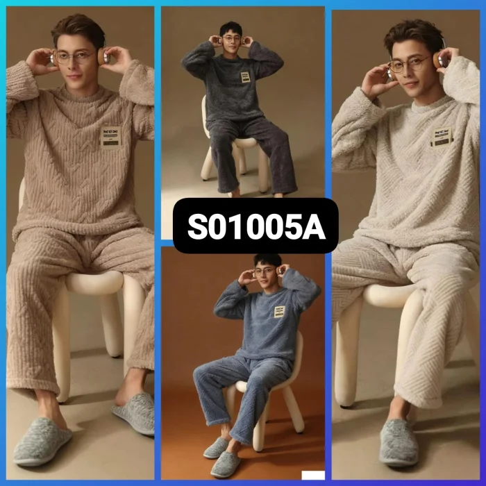 Pijama Hombre Unisex Colores Neutros la Tkenda de Yuyu