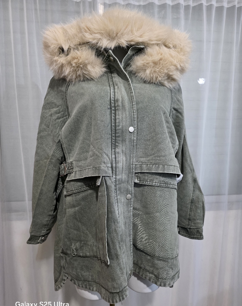 Campera Oversize Parka Camperon Jean Piel Yd la Tienda de Yuyu - Imagen 1