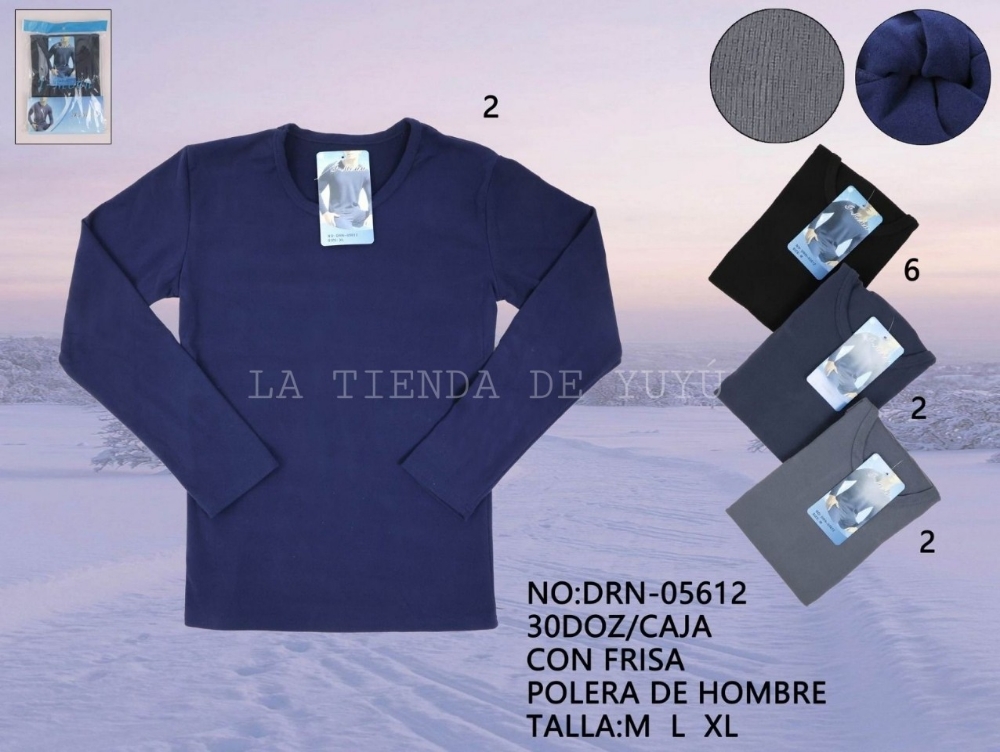 Camiseta Termica Piel Durazno Hombre Importada Docena la Tienda de Yuyu - Imagen 2