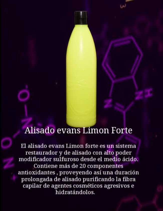 Evans Alisado Extra Forte Manzana Ó Chocolate Ó Limón de 1 Litro - Imagen 5
