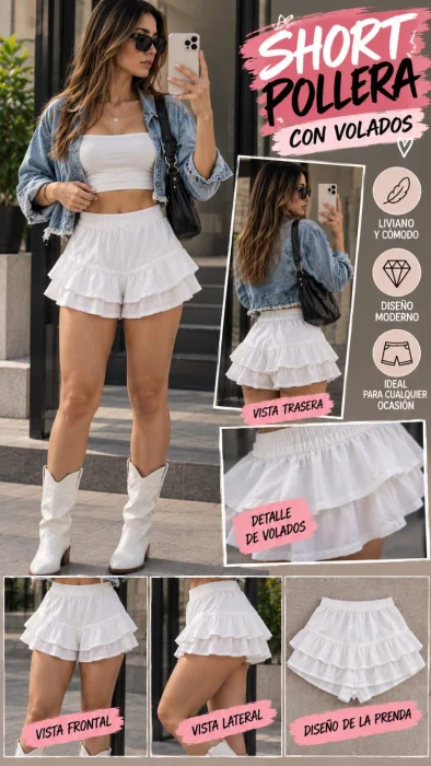 Art. Pollera Short