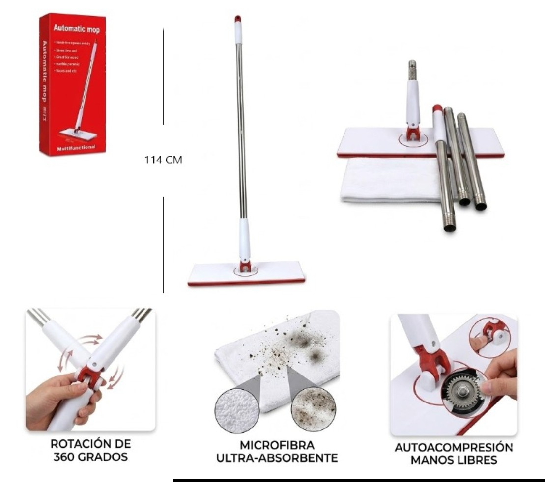 Mopa Automático 360 Microfibra - Imagen 2