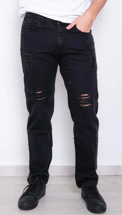 Pantalón Jeans Mom C/roturas