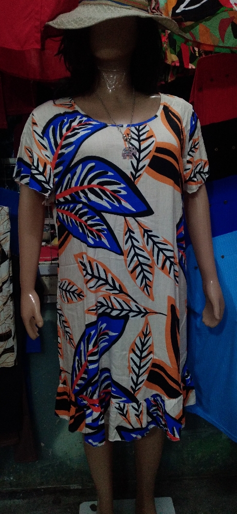 Vestido Lino Spandex Talles Especiales - Imagen 5
