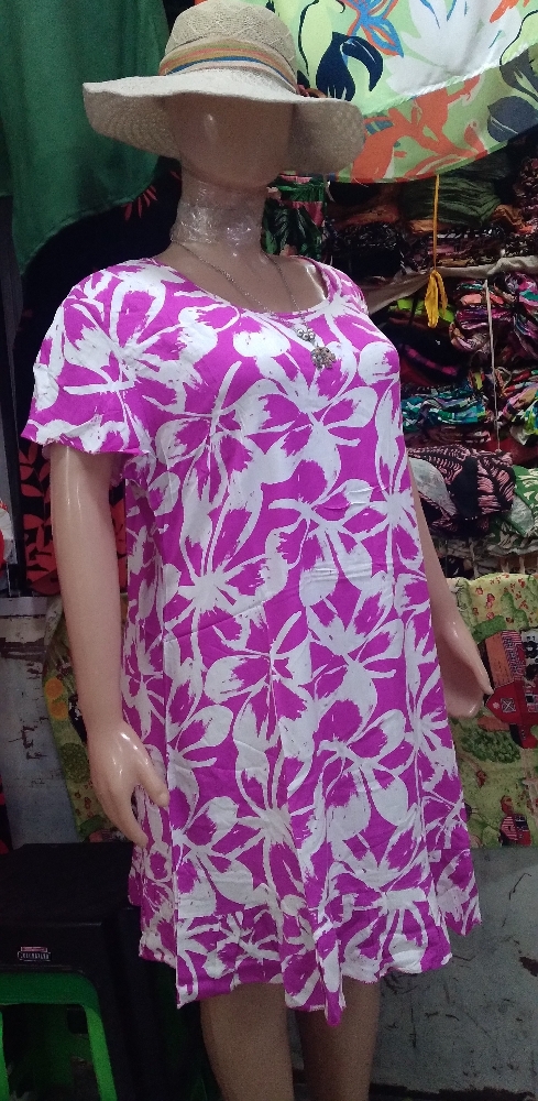 Vestido Lino Spandex Talles Especiales - Imagen 2