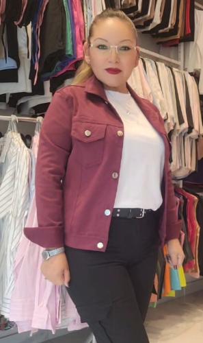 Campera Corte Jeans( Bengalina)