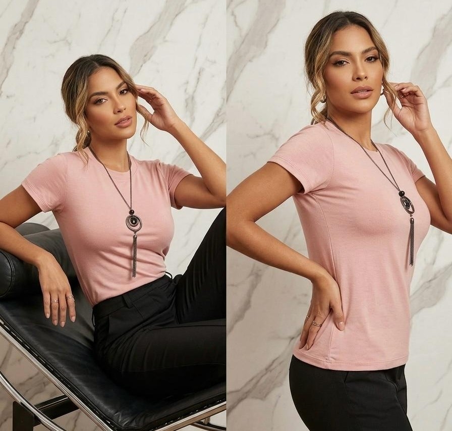 Remera Básica Modal /viscosa - Imagen 5