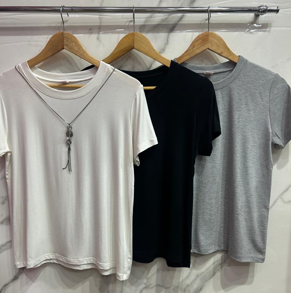 Remera Básica Modal /viscosa - Imagen 3