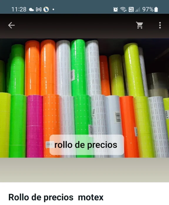 Rollo de Precio Motex