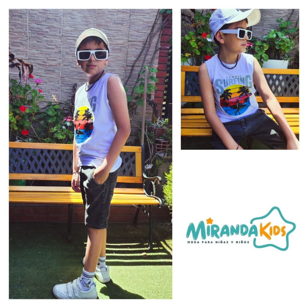 Musculosa de Niño Algodon - Imagen 3
