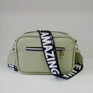 Bandolera Matalasseada con Cinta Colores Pastel Andyluaccesorios. - Miniatura 6