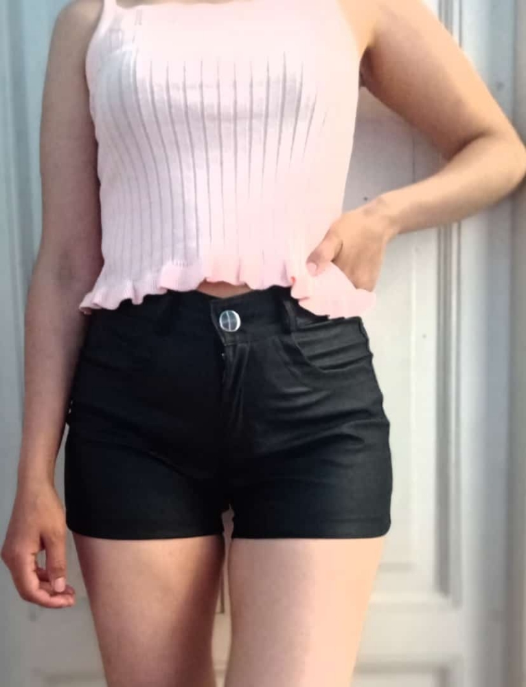 Short  Eco Cuerina - Imagen 3