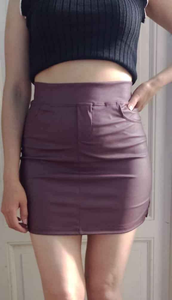 Pollera de Eco Cuerina - Imagen 2