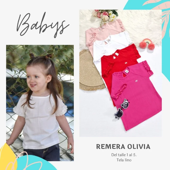 Blusa Olivia  para Beba