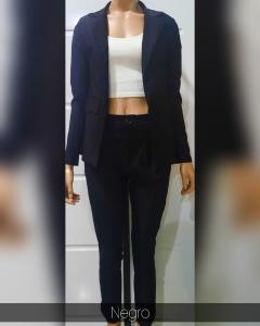 Conjunto Blazer Largo+pantalón Sastrero