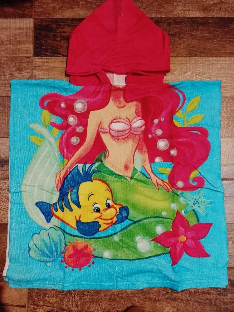 Ponchitos Infantiles y Salidas de Baño Microfibra Personajes - Imagen 6