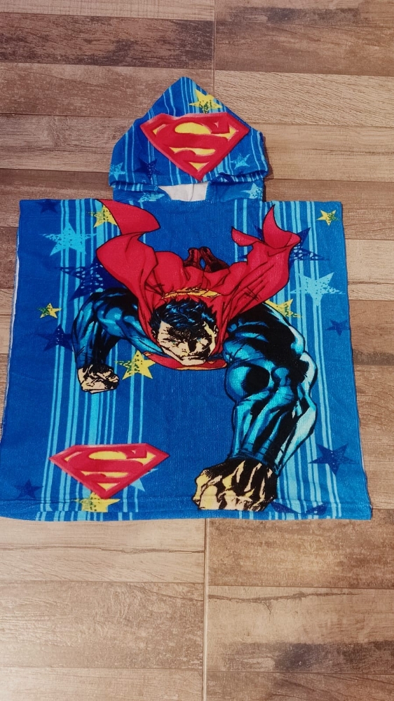Ponchitos Infantiles y Salidas de Baño Microfibra Personajes - Imagen 8