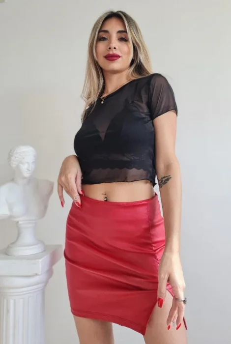 Pollera Rojo