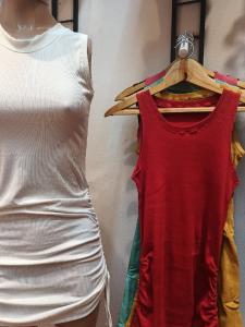Vestido Musculosa con Frunce - Miniatura 2