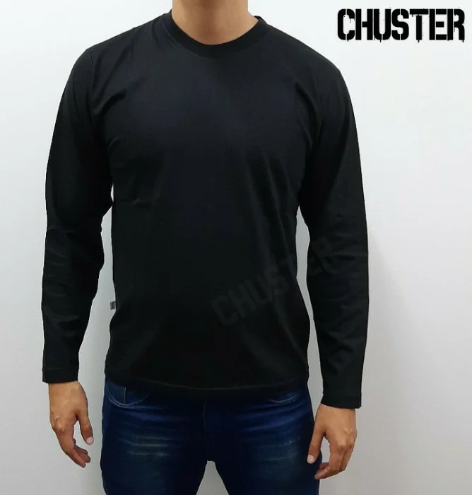 Remera Manga Larga Lisa