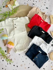 Body Botón Manga Corta Pack X3 Und